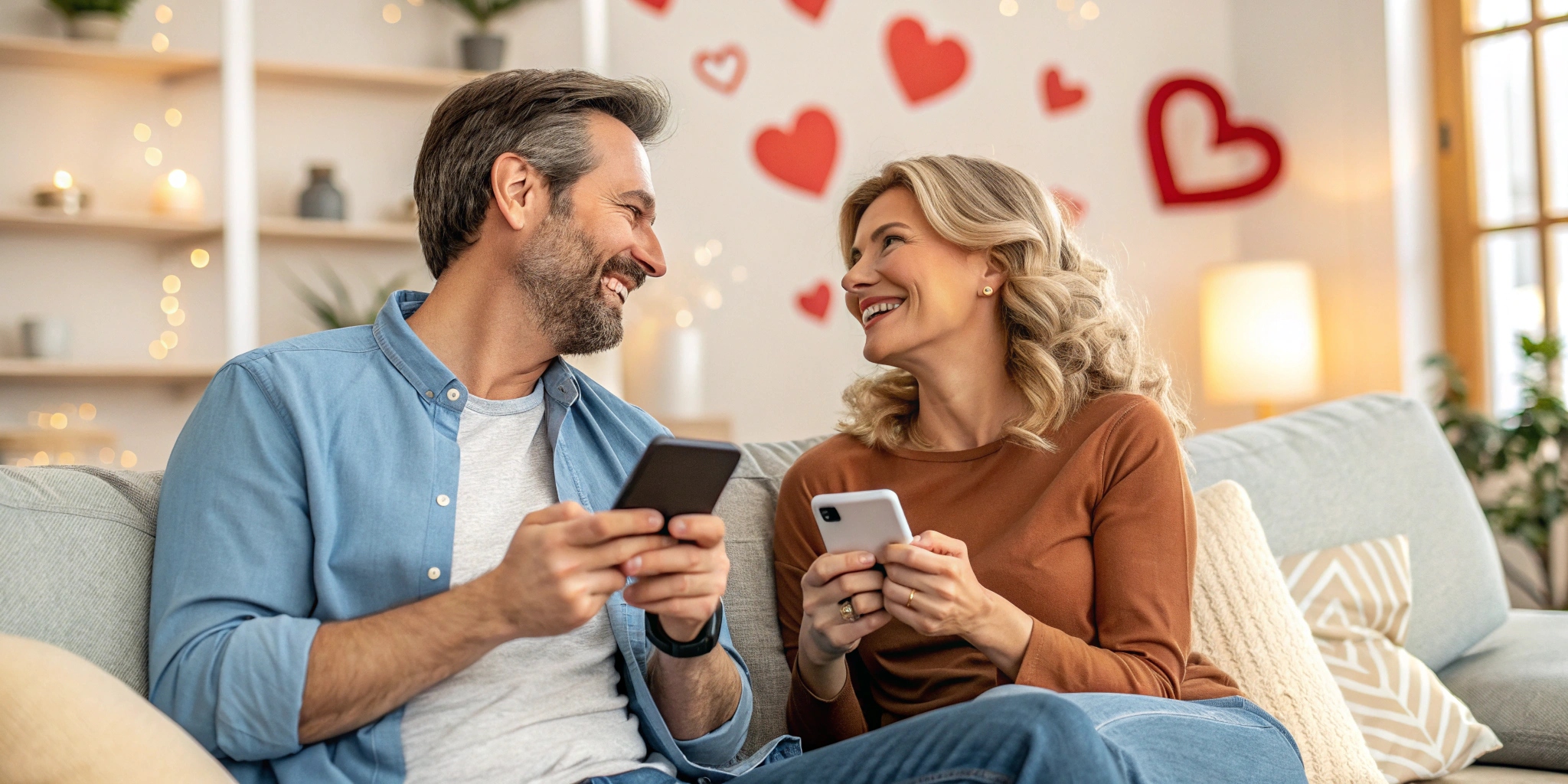 Couple talking